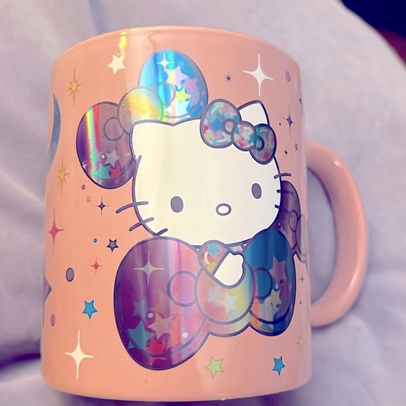 HELLO KITTY SANRIO 2023 OIL SPILL MUG NWT - Picture 6 of 6